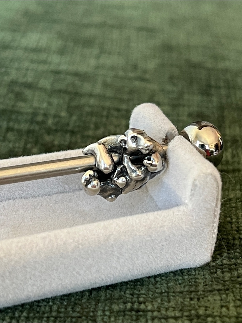 Trollbeads Sterling Silver Polar Bear and Baby